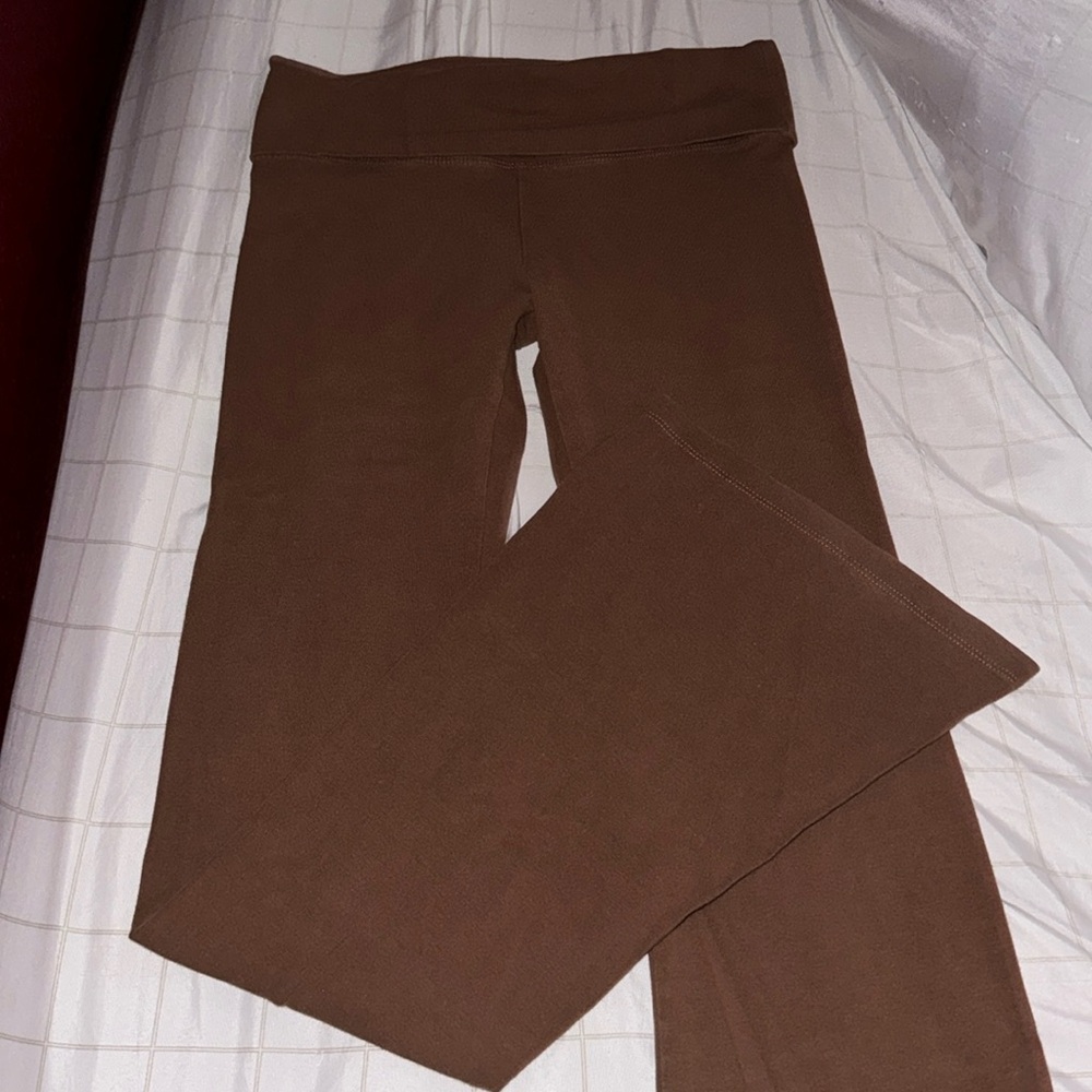 Brown Flare Leggings